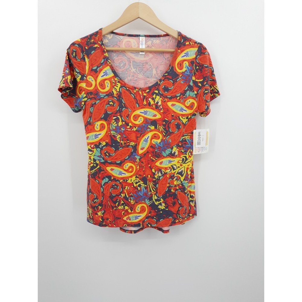 NWT Classic Tee bright multi color print size S